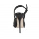 Chanel da donna con plateau in pelle nera tacco 12 - Misure disponibili: 32, 33, 34, 42, 43, 44, 45, 46, 47