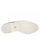 Scarpa stringata derby da donna in vernice e pelle forata blu tacco 3 - Misure disponibili: 32, 33, 34, 43, 44, 45