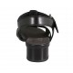 Sandale pour femmes avec courroie en cuir noir talon 3 - Pointures disponibles:  42, 43, 44, 45