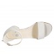 Chaussure ouverte pour femmes en daim couleur glace avec courroie à la cheville talon 5 - Pointures disponibles:  32, 44, 45