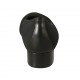 Escarpin pour femmes en tissu et cuir noir talon 3 - Pointures disponibles:  33, 42, 43, 44