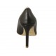 Escarpin à bout pointu pour femmes en cuir noir et cuir verni beige et rose talon 8 - Pointures disponibles:  31, 34, 42, 43, 44