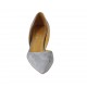 Scarpa aperta da donna in camoscio avio tacco 5 - Misure disponibili: 33, 34, 42, 43, 44, 46