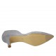 Scarpa aperta da donna in camoscio avio tacco 5 - Misure disponibili: 33, 42, 43, 44, 46