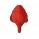 Chaussure ouverte pour femmes en daim rouge talon 5 - Pointures disponibles:  33, 34, 42, 43, 44, 45, 46