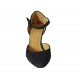 Escarpin ouvert pour femmes avec courroie en daim bleu talon 7 - Pointures disponibles:  43, 44, 45