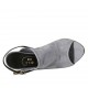 Sandale pour femmes avec boucle en daim bleu gris talon 8 - Pointures disponibles:  33, 34, 42, 43, 45, 46