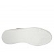 Zapato con cordones y plantilla extraible para mujer en piel blanca, granate y moteada cuña 4 - Tallas disponibles:  44
