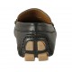 Mocasin para hombre en piel azul - Tallas disponibles:  37, 46, 47, 48, 49, 50, 52