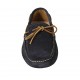Men's car shoe with laces in blue suede - Available sizes:  36, 37, 46, 47, 48, 49, 50, 52