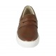 Mocassino casual da uomo in pelle e pelle forata marrone - Misure disponibili: 38, 46, 48, 49, 50
