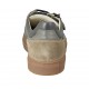 Scarpa stringata con cerniera e plantare estraibile da uomo in pelle avio e camoscio taupe - Misure disponibili: 37, 46, 47, 48, 50