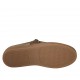 Scarpa stringata con cerniera e plantare estraibile da uomo in pelle marrone e cuoio e camoscio taupe - Misure disponibili: 37, 38, 47, 48, 49