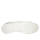 Scarpa sportiva stringata con plantare estraibile in camoscio beige e pelle gialla e forata bianca zeppa 3 - Misure disponibili: 42, 43, 45