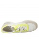 Scarpa sportiva stringata con plantare estraibile in camoscio beige e pelle gialla e forata bianca zeppa 3 - Misure disponibili: 42, 43, 45