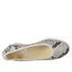 Zapato de salon para mujer en piel estampada multicolor cuña 4 - Tallas disponibles:  33, 42, 43, 44, 45