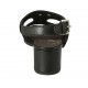Sandale pour femmes en cuir perforé noir talon 4 - Pointures disponibles:  32, 33, 34, 42, 43, 44, 45