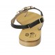 Sandalo infradito da donna con pietre in pelle nera tacco 2 - Misure disponibili: 42, 43, 44, 46