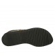 Sandalo da donna con elastico e velcro in camoscio maculato zeppa 3 - Misure disponibili: 42, 43, 44, 45, 46