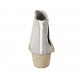 Stivaletto da donna con cerniera in camoscio grigio tacco 5 - Misure disponibili: 33, 34, 42, 43, 44, 45, 46