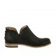 Stivaletto da donna con cerniera in pelle nera tacco 2 - Misure disponibili: 42, 43, 45, 46