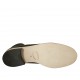 Stivaletto da donna con cerniera in pelle nera tacco 2 - Misure disponibili: 42, 43, 45, 46