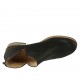Botines para mujer con cremallera en piel negra tacon 2 - Tallas disponibles:  42, 43