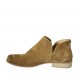 Woman's ankle boot with zipper in ocher suede heel 5 - Available sizes:  43, 44, 45, 46