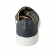 Chaussure à lacets pour hommes avec semelle amovible en cuir bleu  - Pointures disponibles:  47, 48, 49