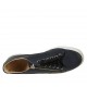Chaussure à lacets pour hommes avec semelle amovible en cuir bleu  - Pointures disponibles:  47, 48, 49