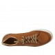Scarpa stringata da uomo con plantare estraibile in pelle e pelle forata color cuoio - Misure disponibili: 47, 48, 49, 50