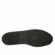 Man's laced shoe with removable insole in black and white leather and braided leather - Available sizes:  47, 48, 50