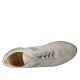 Scarpa stringata da uomo con plantare estraibile in pelle e camoscio grigio - Misure disponibili: 47, 48, 49, 50