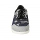Scarpa casual stringata da uomo con plantare estraibile in pelle bianca e blu e tessuto blu e grigio - Misure disponibili: 46, 47, 48, 49, 50