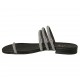 Mules entredoigt avec goujons pour femmes en cuir gris talon 1 - Pointures disponibles:  33, 42, 43, 45