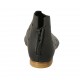 Chaussure ouverte pour femmes en cuir perforé noir avec fermeture éclair talon 1 - Pointures disponibles:  33, 42, 43, 44