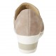 Zapato abierto para mujer con perlas y tachuelas en gamuza rosa cuña 4 - Tallas disponibles:  32, 33, 34, 42, 43, 44, 45