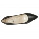 Decolté a punta da donna in pelle nera tacco 8 - Misure disponibili: 32, 33, 34, 42, 43, 45