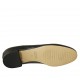 Mocassino da donna in pelle nera con tacco 2 - Misure disponibili: 42, 44, 45
