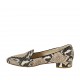Mocassino da donna in pelle stampata multicolore tacco 2 - Misure disponibili: 42