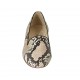 Woman's loafer in multicolored printed leather heel 2 - Available sizes:  42