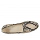 Mocassino da donna in pelle stampata multicolore tacco 2 - Misure disponibili: 42