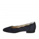Ballerine pour femmes en daim bleu talon 1 - Pointures disponibles:  33