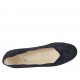 Ballerina da donna in camoscio blu tacco 1 - Misure disponibili: 33
