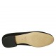 Ballerine pour femmes en daim noir talon 1 - Pointures disponibles:  33