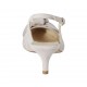 Slingback für Damen mit Schleife aus glyzingrauem Wildleder Absatz 5 - Verfügbare Größen:  32, 33, 34, 42, 43, 44