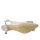 Slingback für Damen mit Schleife aus glyzingrauem Wildleder Absatz 5 - Verfügbare Größen:  32, 33, 34, 42, 43, 44