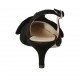 Chanel da donna con fiocco in camoscio nero tacco 5 - Misure disponibili: 34, 43, 45