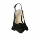 Chanel da donna con fiocco in camoscio nero tacco 5 - Misure disponibili: 32, 33, 34, 43, 44, 45