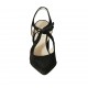 Chanel a punta da donna con laccio in camoscio nero tacco 8 - Misure disponibili: 33, 42, 45